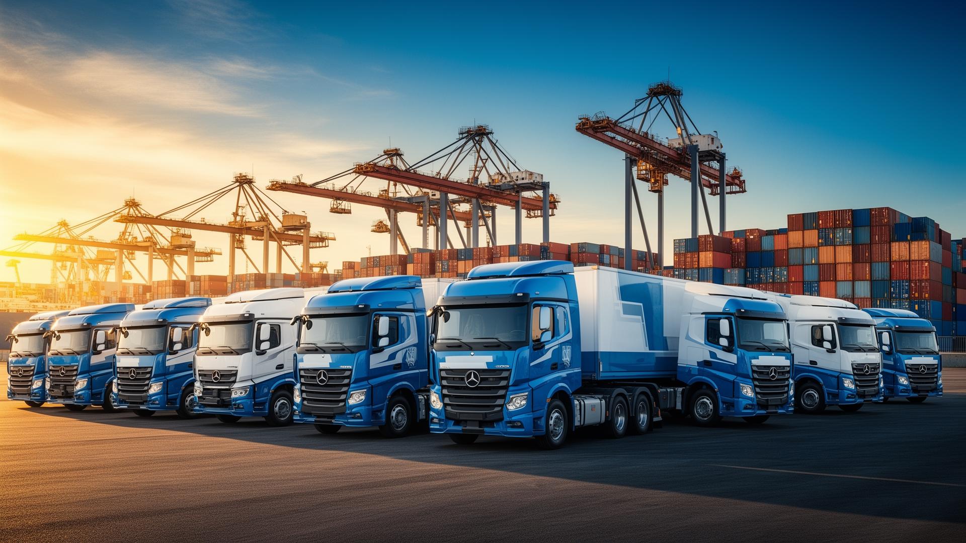WorldReach Logistics fleet at port